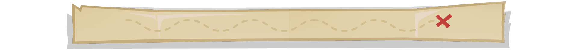 Graphic Divider with lock of a map.